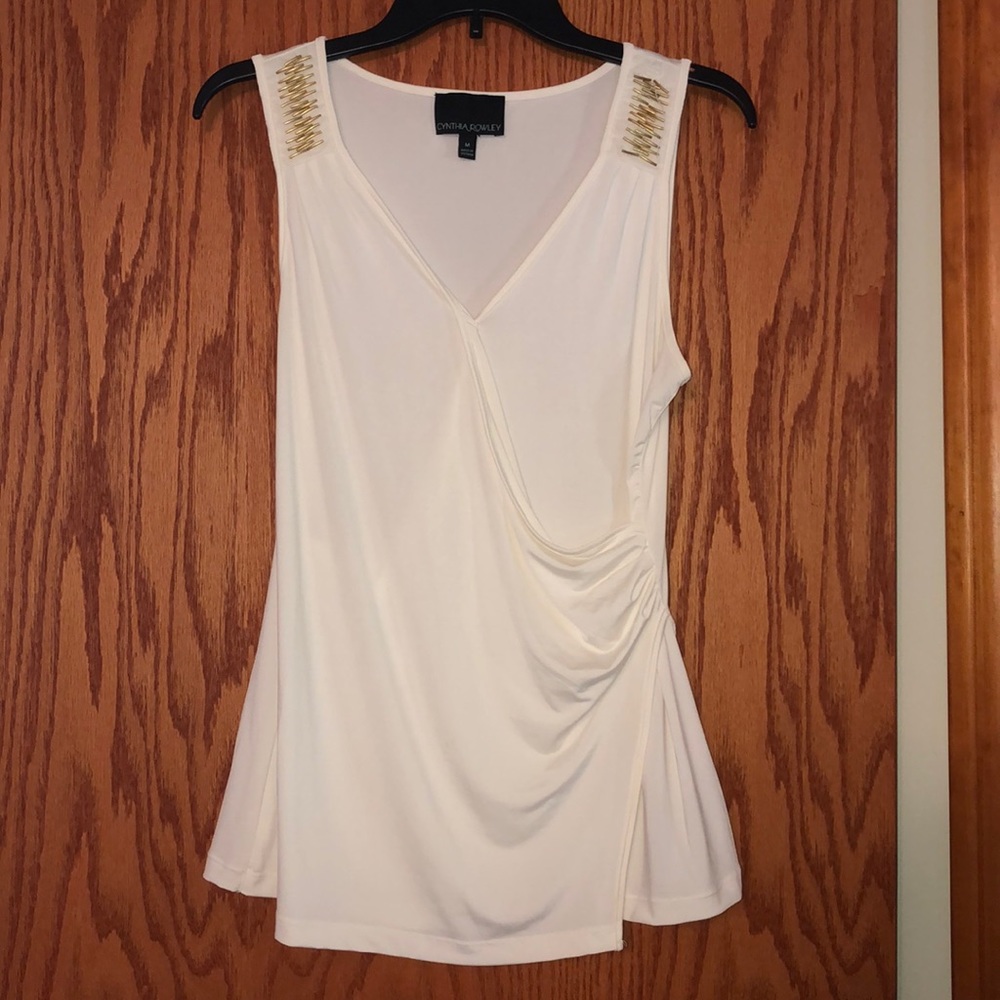 Cynthia Rowley white tank top